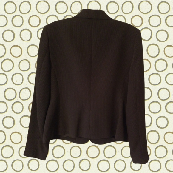 Kate Hill Brown Pin Dot Suit Jacket - Picture 2 of 5